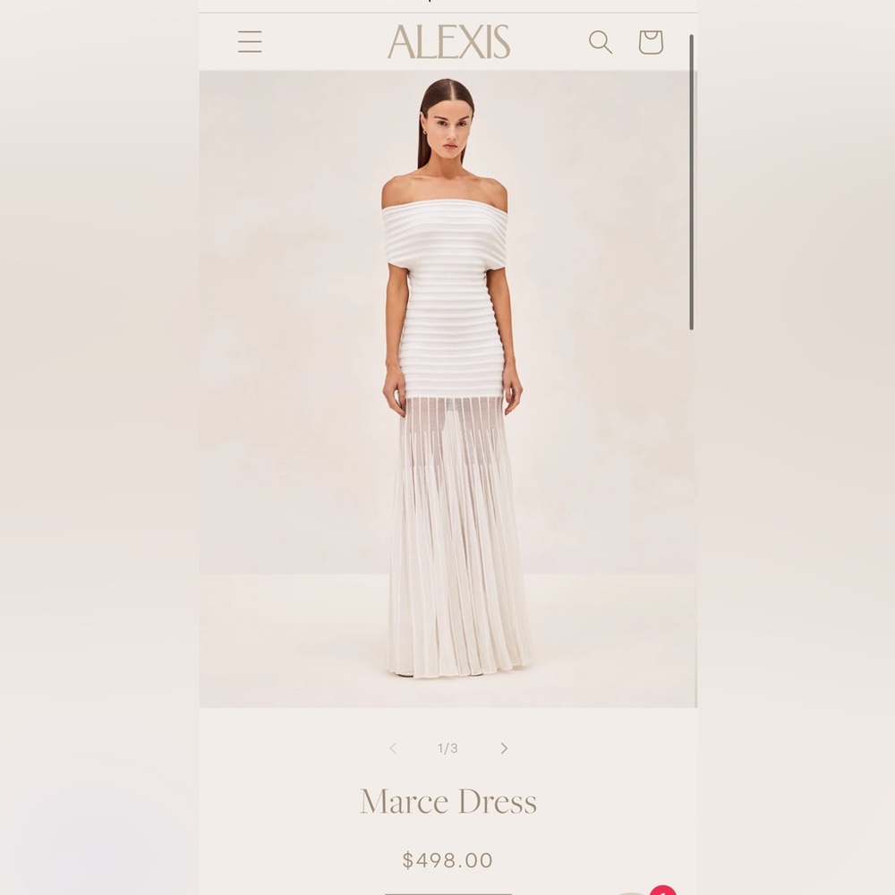 Alexis Marce Dress White XS